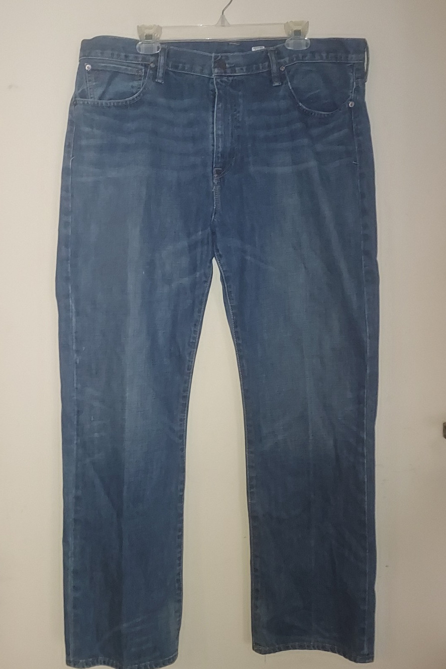 Polo Ralph Lauren Jeans Mens 38X32 "Vintage 67" 100% Cotton Straight Denim Blue